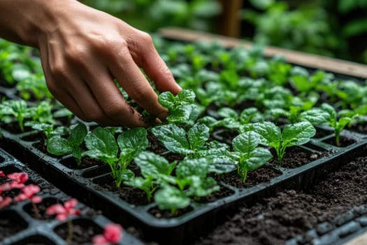 Nature bounty: green sprouts showcasing vitality of healthy growth, embodying freshness, nourishment, essential for sustainable living, foundation of nutritious meals, ecosystems