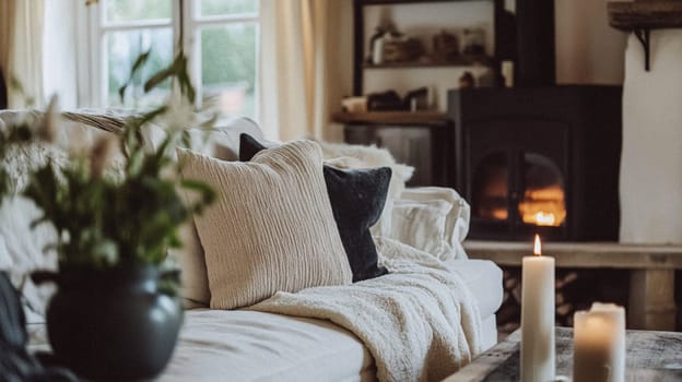 Country cottage decor, Cotswolds style interior design, furniture and home decor in elegant English country house style idea