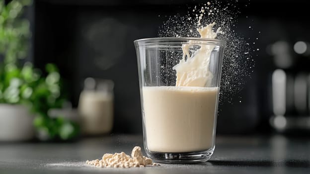 Nutritional boost: protein shake, energizing blend, muscle recovery, healthy formula, post workout refreshment, vitality infusion, fitness nutrition, balanced drink, strength support, amino acids