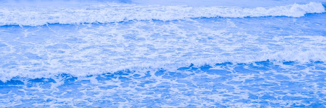 Real photo sea water waves, abstract background, nature power, bright blue more tone in stock.