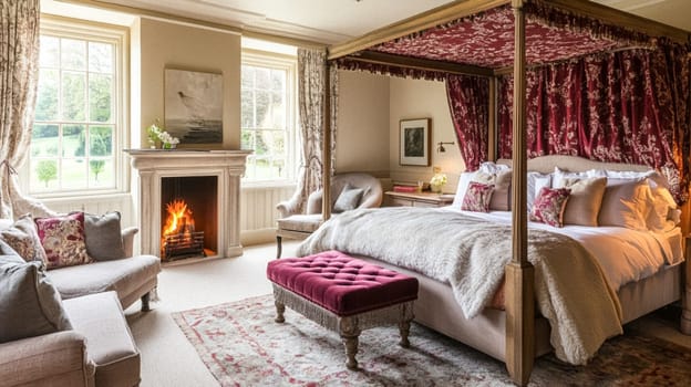Country cottage decor, Cotswolds style interior design, furniture and home decor in elegant English country house style idea