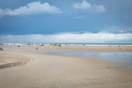 romo,denmark,11-09-2024:romo, one of the wadden islands where you can drive a car on the beach, enjoy the beach and the sea