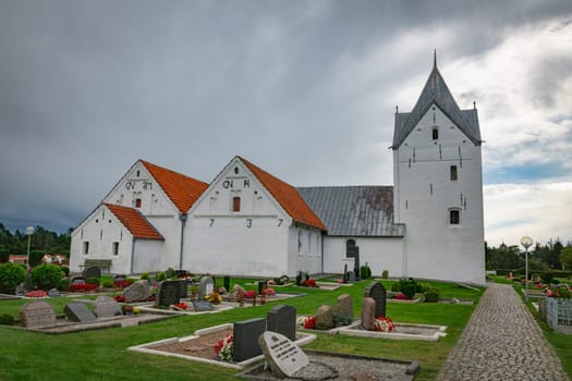 romo,denmark,110-09-2024:St. Clements Church is a church building on the Danish island of Romo. The church building was built around twelve hundred