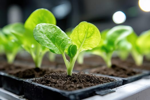 Fresh beginnings: green sprouts symbolizing growth, renewal, representing beauty of nature resilience, promise of new life as they emerge from the earth, vibrant, full of potential