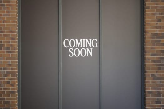 Highquality image of Coming Soon sign on dark background conveys anticipation for upcoming event or announcement