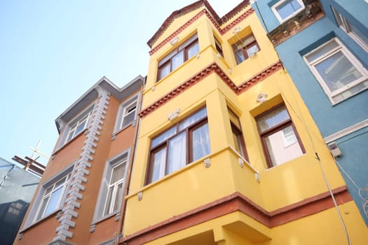 Istanbul old streets in Balat district, Turkey