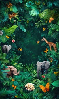 Wildlife Day Banner: animal protection, nature conservation, global awareness, environmental action, species preservation, biodiversity support, eco-friendly message, natural habitat