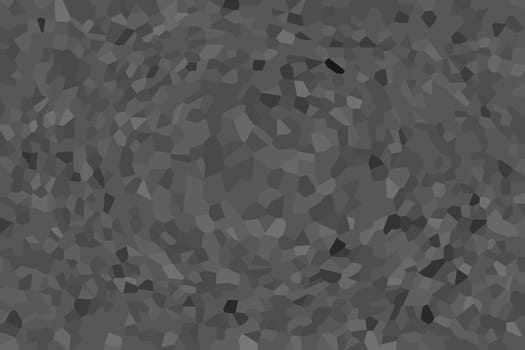 Gray polygonal background with color gradient. - stock illustration. Abstract full frame 3D triangular low poly gray background, mosaic. Copy space.