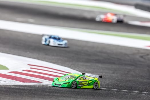 MELBOURNE, AUSTRALIA - NOVEMBER 23: Qualifying in the 2024 Australian 1/10th Electric Radio Controlled Car National titles on 23rd November 2024