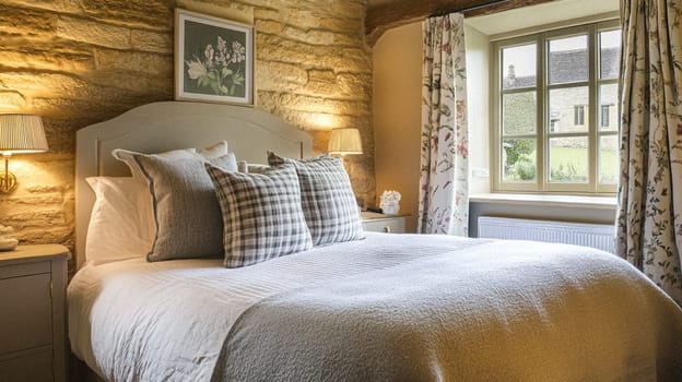 Country cottage decor, Cotswolds style interior design, furniture and home decor in elegant English country house style idea