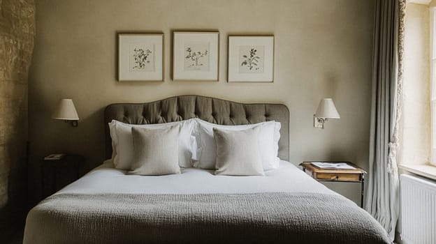 Country cottage decor, Cotswolds style interior design, furniture and home decor in elegant English country house style idea
