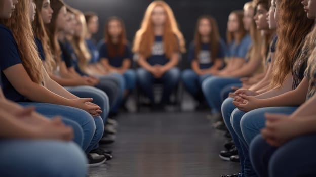 Circle of growth: university students in social club honing debate, public speaking, fostering critical thinking, connection, space for collaboration, learning, strengthening community bonds