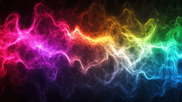 Abstract Visualization Of The Spectrum Waves