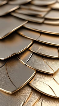 Golden scale design: abstract texture, shimmering background, artistic banner, creative template, luxurious postcard, invitation layout, elegant flyer, decorative poster, textured wallpaper