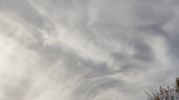 gray sky white clouds background nature air sun light atmosphere weather autumn. High quality photo