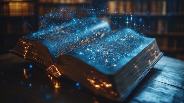 Digital Transformation: converting books, data streams, education innovation, technology integration, modern learning tools, digitalization process, content conversion, intelligent systems
