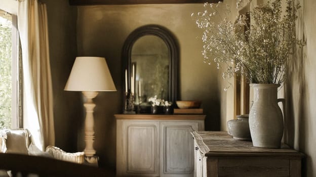 Country cottage decor, Cotswolds style interior design, furniture and home decor in elegant English country house style idea