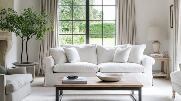 Country cottage decor, Cotswolds style interior design, furniture and home decor in elegant English country house style idea