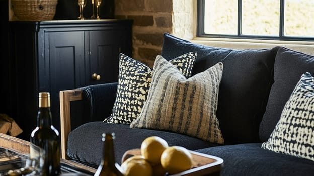 Country cottage decor, Cotswolds style interior design, furniture and home decor in elegant English country house style idea