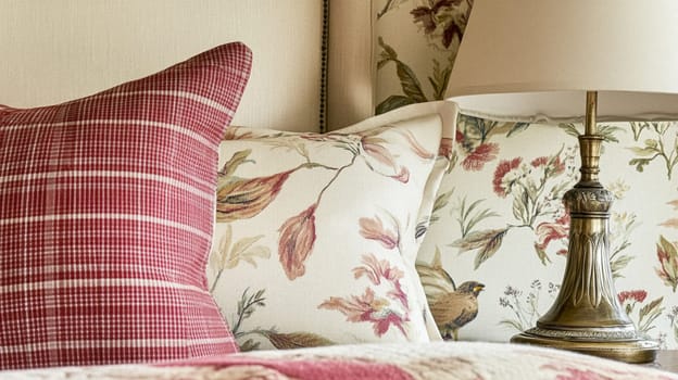 Country cottage decor, Cotswolds style interior design, furniture and home decor in elegant English country house style idea
