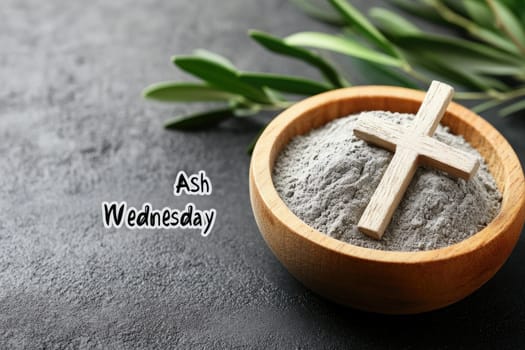 Reflective moment: observing Ash Wednesday with focus on introspection, humility, spiritual renewal, marking beginning of Lent, period of prayer, fasting, preparation for Easter Christian tradition