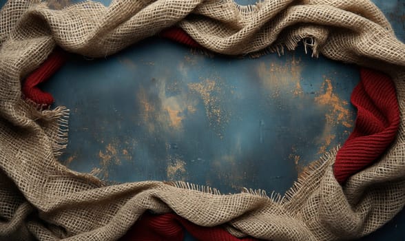 Textile textures on an abstract background. Selective focus.