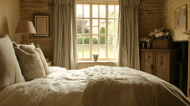 Country cottage decor, Cotswolds style interior design, furniture and home decor in elegant English country house style idea