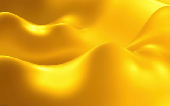 Golden waves undulate gracefully across a soft backdrop, creating a serene and luxurious atmosphere. The rich hue enhances the aesthetic appeal and warmth.