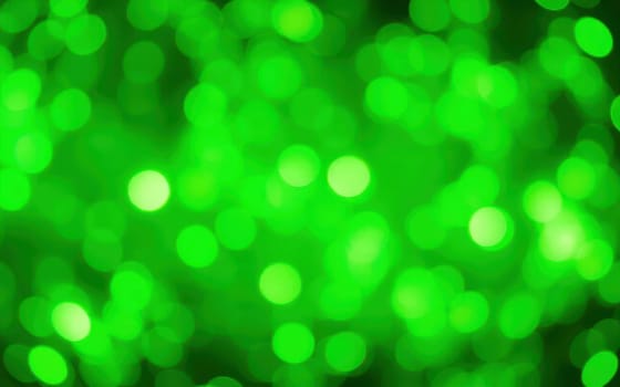Soft green lights blur together to form a dreamy background, perfect for festive occasions or events celebrating nature and life. The bright colors create an uplifting mood.