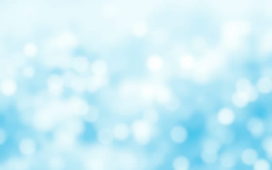 Soft blue bokeh creates a tranquil environment, with sparkling light effects adding a sense of depth and calmness. Ideal for relaxing or meditative activities.