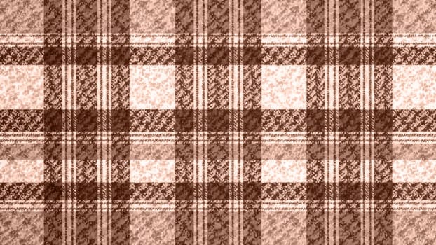 Checkered pattern for fabric or wallpaper in the colors of the year 2025 mocha mousse.