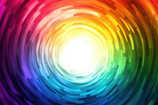 Explore this stunning abstract image featuring a vibrant swirling pattern with radiant light. Perfect for art, design, and creative projects.
