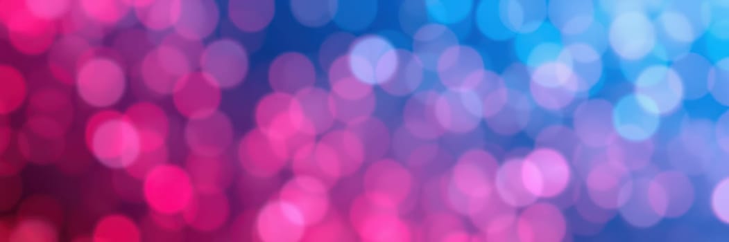 Vibrant bokeh lights in shades of pink, blue, and purple create an enchanting backdrop for evening festivities. The colorful effect enhances the excitement of special gatherings.