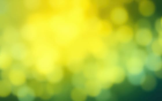 Soft bokeh in bright yellow and green tones creates a warm and inviting backdrop, perfect for conveying a sense of calm and tranquility in nature-inspired designs.
