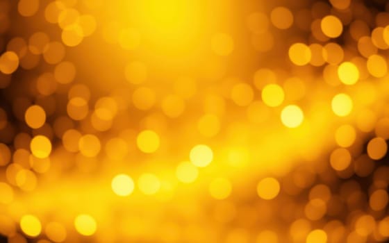 Soft, glowing golden lights create an enchanting bokeh effect, bringing warmth and charm to a festive evening filled with joy and celebration.