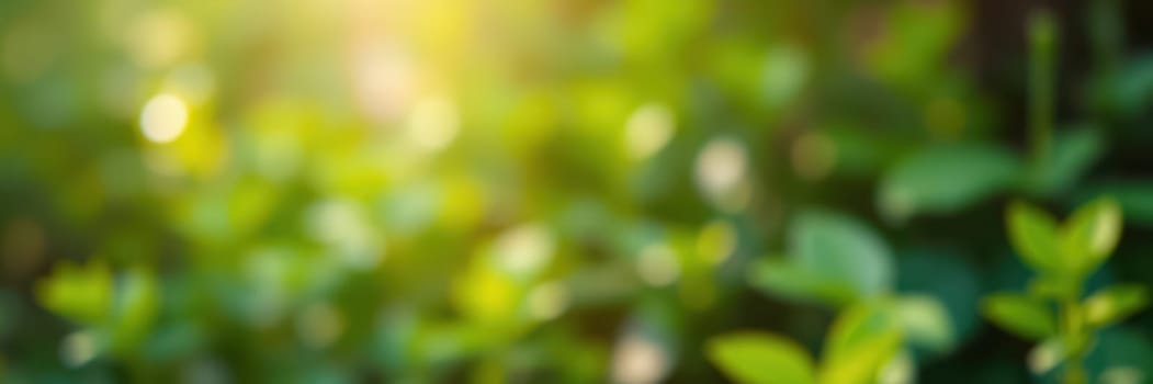 Sunlight softly illuminates vibrant green plants in a calm environment, creating a peaceful atmosphere perfect for relaxation or outdoor activities.