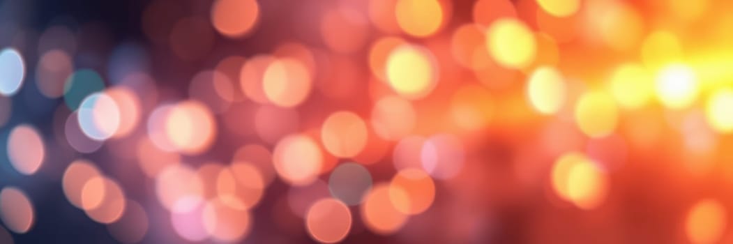 Bright, blurred circles of light form a lively backdrop for a festive event at night, enhancing the celebratory mood with warm tones and sparkling hues.
