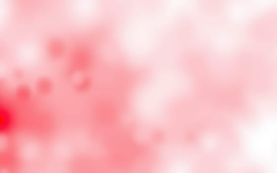 A soft blend of red and pink colors fills the canvas, creating an abstract background. The gentle blur enhances the dreamy quality, evoking a sense of calm and warmth.