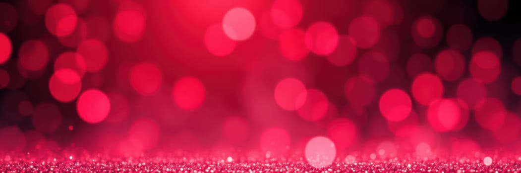A collection of glowing red bokeh lights creates a vivid and enchanting backdrop, ideal for festive celebrations and special events. The sparkling effect adds warmth and joy.