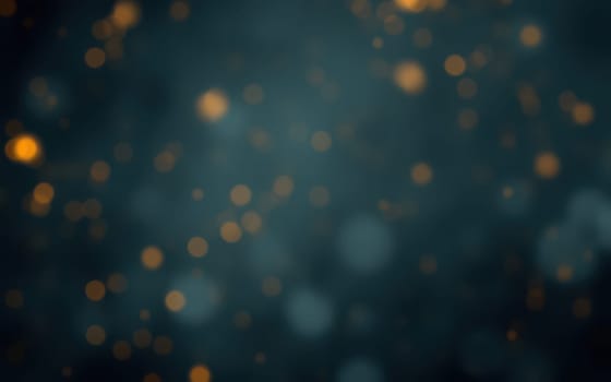 Soft, glowing circles of light fill the dark background, evoking a sense of enchantment. This captivating effect enhances the ambiance of a nighttime celebration or event.
