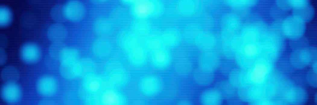 Vivid blue bokeh lights elegantly blur together, creating a serene and dreamy ambiance. The subtle variations in color capture the viewer's attention with their gentle glow.