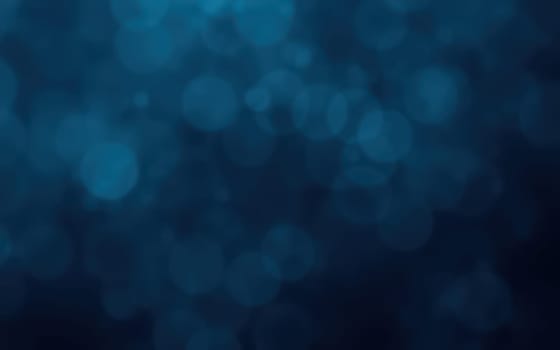 This design features a rich blue background filled with soft, out-of-focus bokeh circles, creating a tranquil atmosphere ideal for artistic and digital projects.