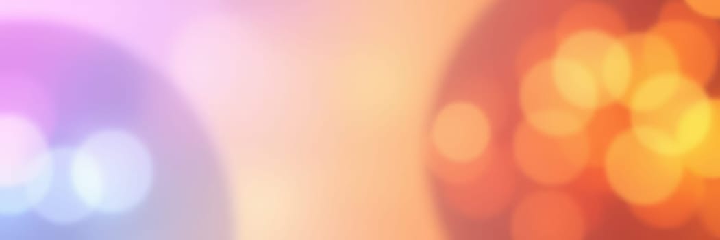 Bokeh effects in vibrant colors create a lively ambiance at a celebration event. The warm hues of orange and cool tones of blue blend together beautifully as night falls.