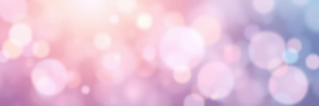 Soft bokeh lights illuminate a pastel background, creating a calming and dreamy atmosphere perfect for a festive celebration or special event.