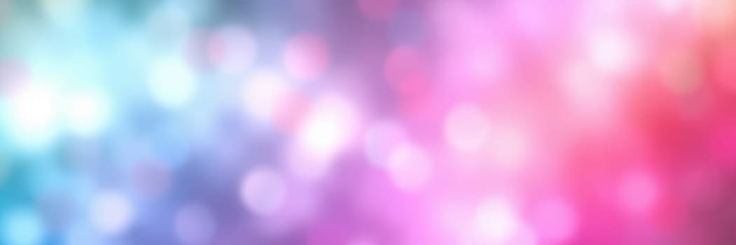 A mixture of soft, colorful hues creates a dreamy background. Blurred lights in shades of pink, purple, and blue blend harmoniously, creating a vibrant atmosphere.
