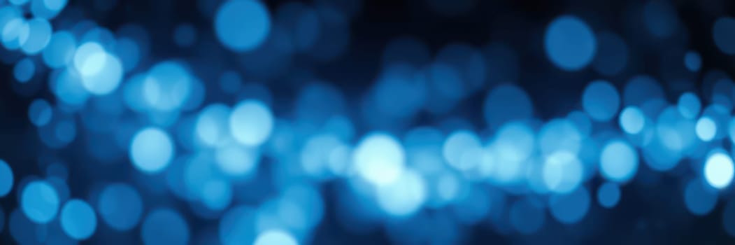 Soft blue bokeh lights shimmer in the background, creating an enchanting atmosphere perfect for artistic projects or celebrations. The gradual focus adds depth and intrigue.