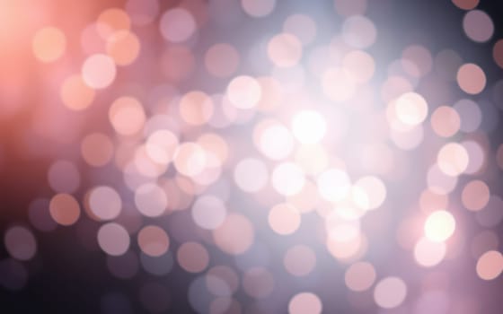 Vibrant and soft bokeh lights blend together in warm hues, creating an enchanting atmosphere perfect for parties and special events during evening gatherings.