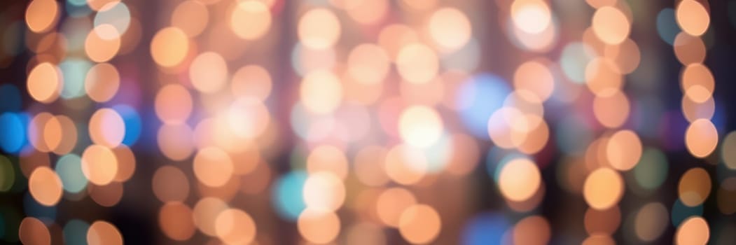 Shimmering bokeh lights fill the background, enhancing the ambiance of a lively gathering. Guests enjoy each other's company amid a warm and inviting atmosphere.
