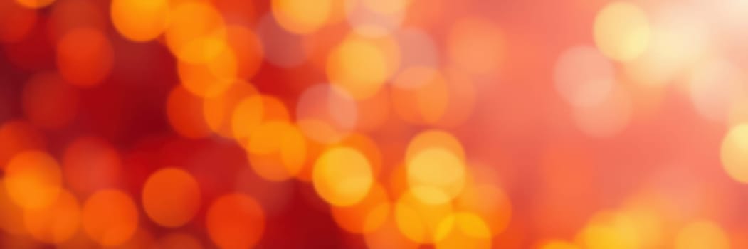 Soft, glowing orbs of light blend together to create a vibrant backdrop for a festive night celebration. The warm colors evoke a joyful and inviting mood, perfect for social gatherings.