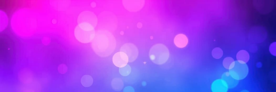 Soft blurred lights in vibrant pink, purple, and blue create a dreamy background. This colorful display adds a lively touch, perfect for artistic presentations or digital designs.